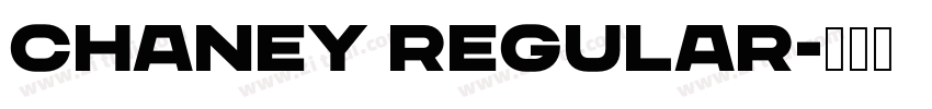 CHANEY Regular字体转换